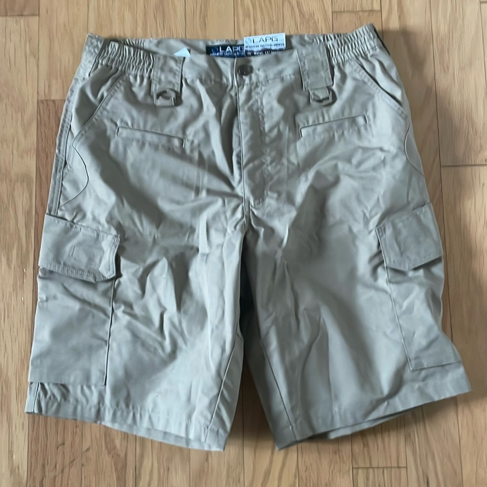 New tags LAPG tactical cargo shorts size 36